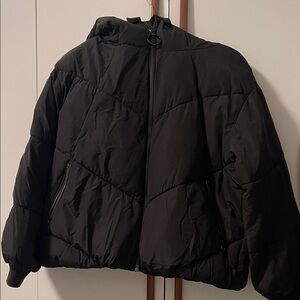 Zara Black Puffer Jacket